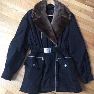 Prada parka-style nylon coat